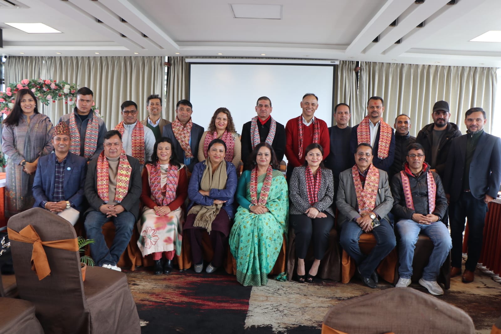  Glimpse from the felicitation program organized by International Alert to honor the outgoing committee and welcome the newly elected committee of Federation of Nepali Journalists. 