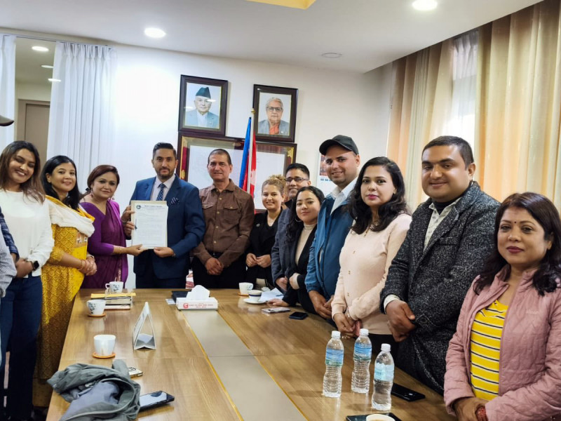 नेपाल पत्रकार महासंघले सञ्चार क्षेत्रका समस्या समाधान गर्न सञ्चार तथा सूचना प्रविधि मन्त्री जगदीश खरेललाई ध्यानाकर्षण पत्र 