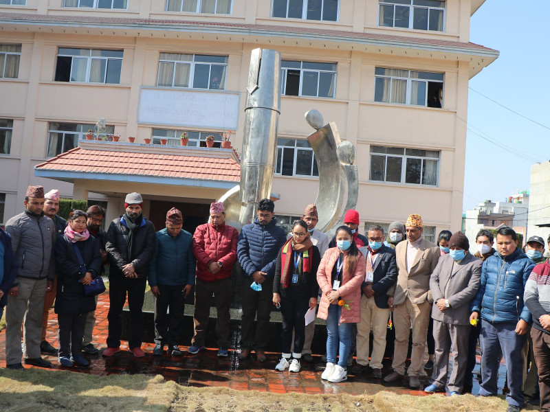 शहीद दिवसका अवसरमा नेपाल पत्रकार महासंघद्वारा शहीदहरुप्रति सम्मान व्यक्त 
