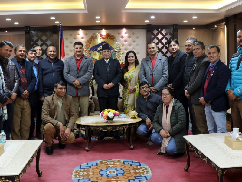 नव नियुक्त प्रधानमन्त्री पुष्पकमल दाहाल प्रचण्डलाई नेपाल पत्रकार महासंघको बधाई